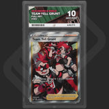 Pokemon - Sword & Shield - Team Yell Grunt - 202/202 - Ace Grading - Grade 10
