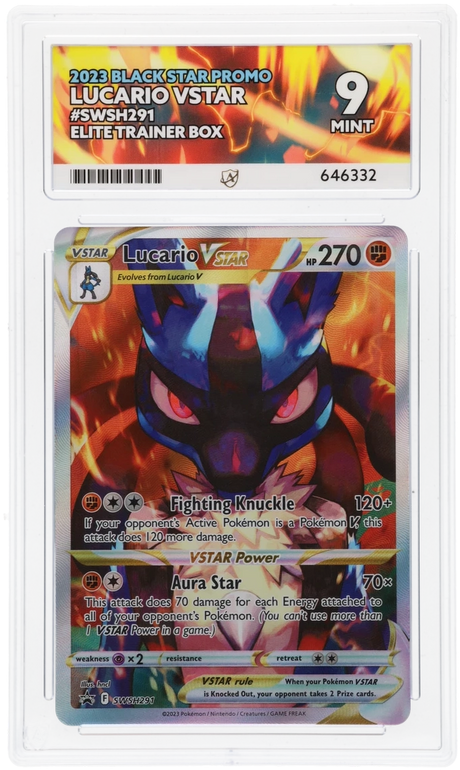 Lucario VSTAR - ACE 9   (Front)