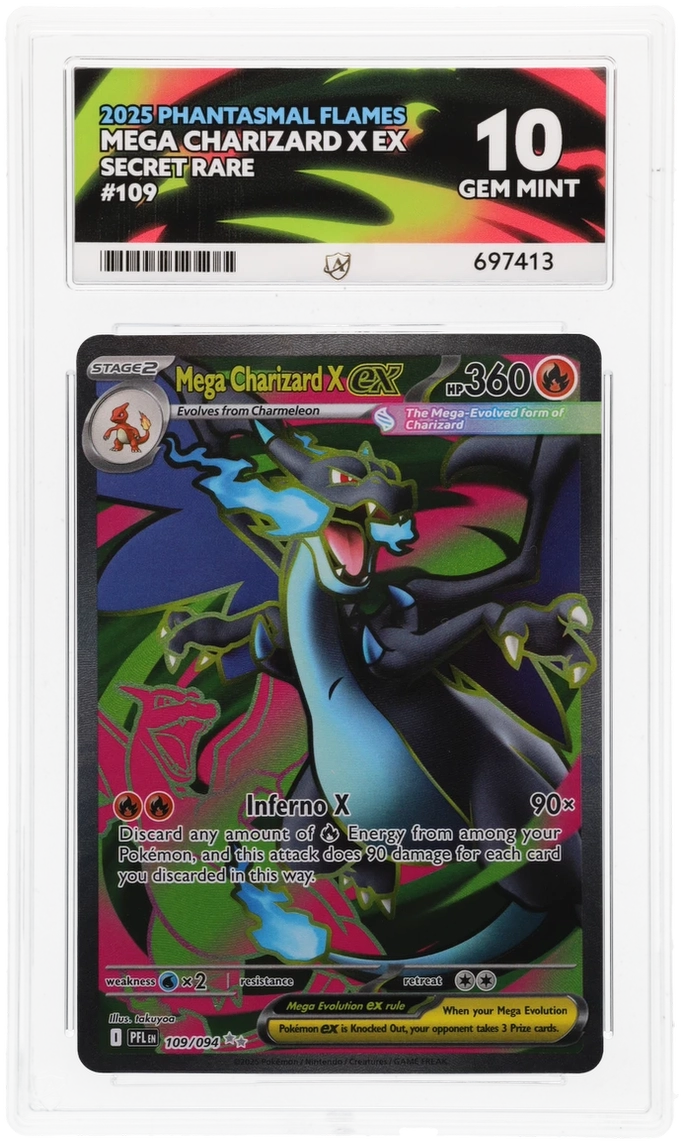 Mega Charizard X ex - ACE 10   (Front)
