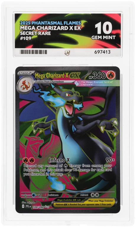 Mega Charizard X ex - ACE 10   (Front)