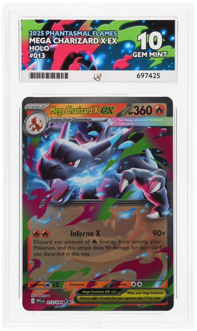Mega Charizard X ex - ACE 10   (Front)