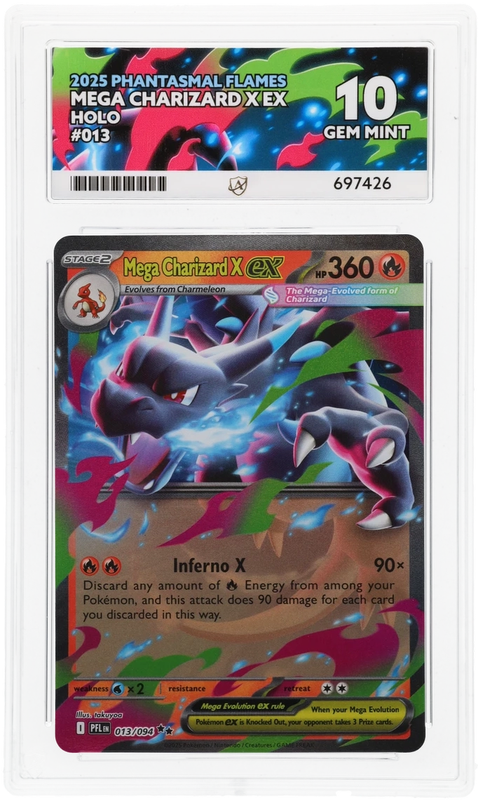 Mega Charizard X ex - ACE 10   (Front)