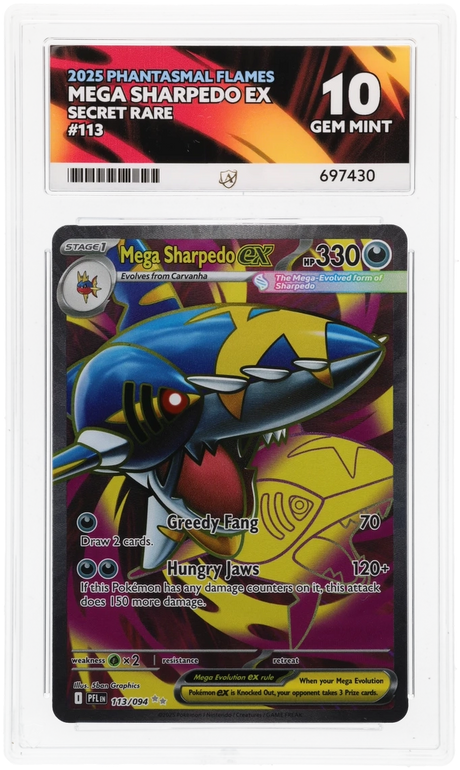 Mega Sharpedo ex - ACE 10   (Front)