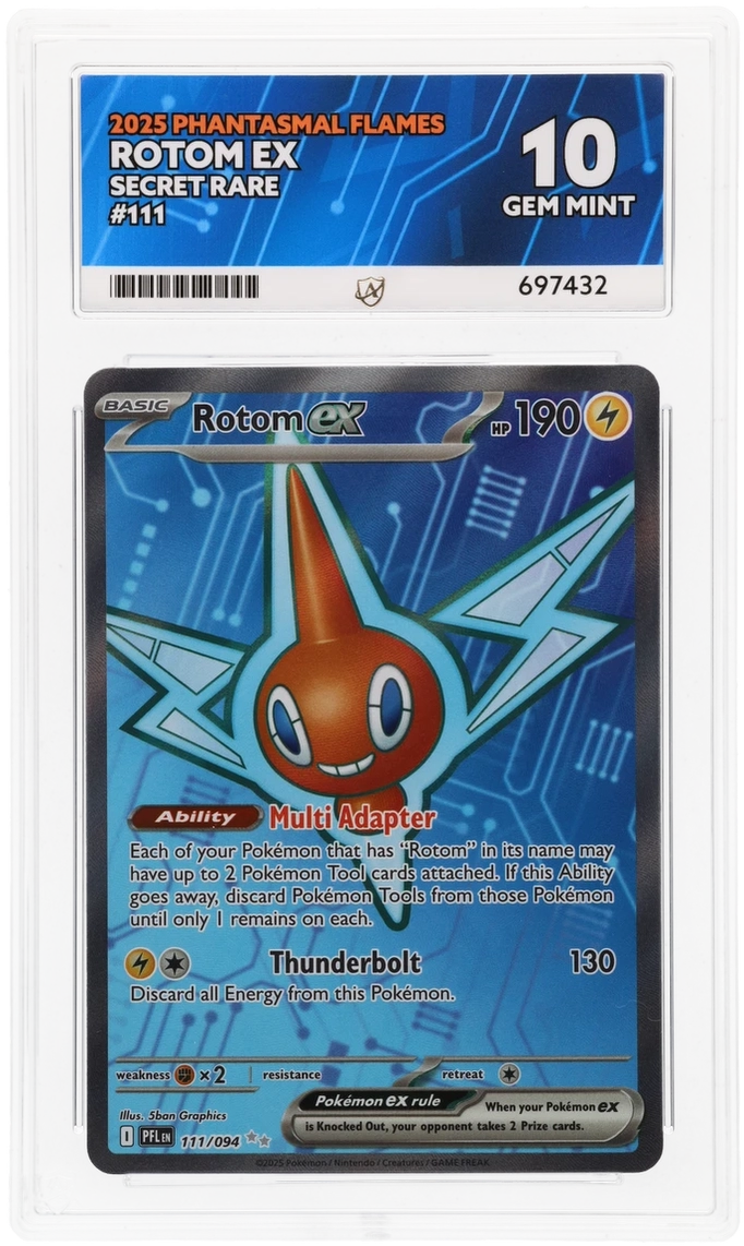 Rotom ex - ACE 10   (Front)
