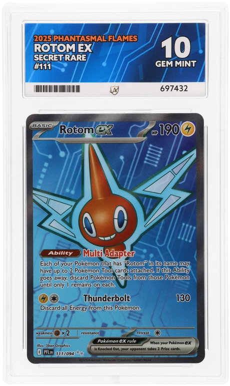 Rotom ex - ACE 10   (Front)