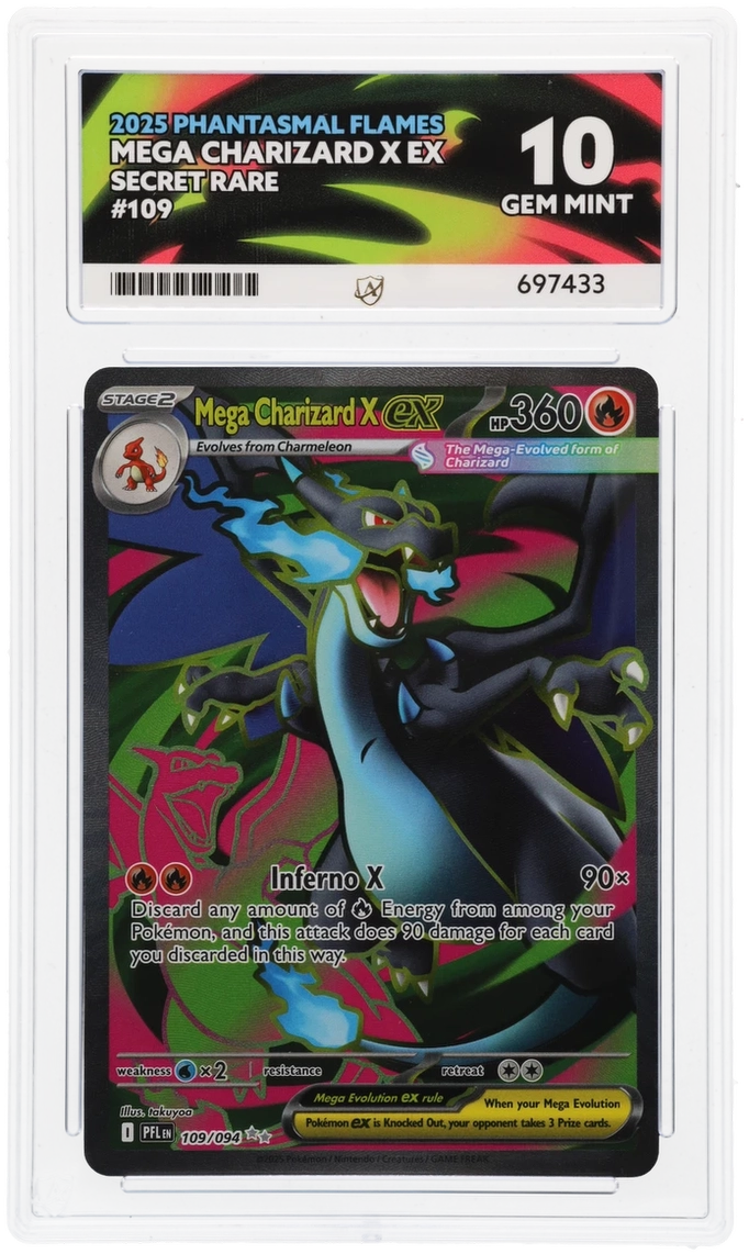 Mega Charizard X ex - ACE 10   (Front)