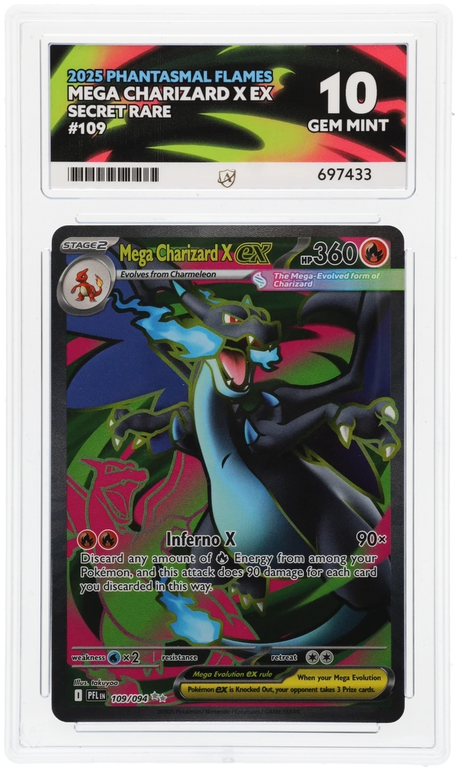 Mega Charizard X ex - ACE 10   (Front)