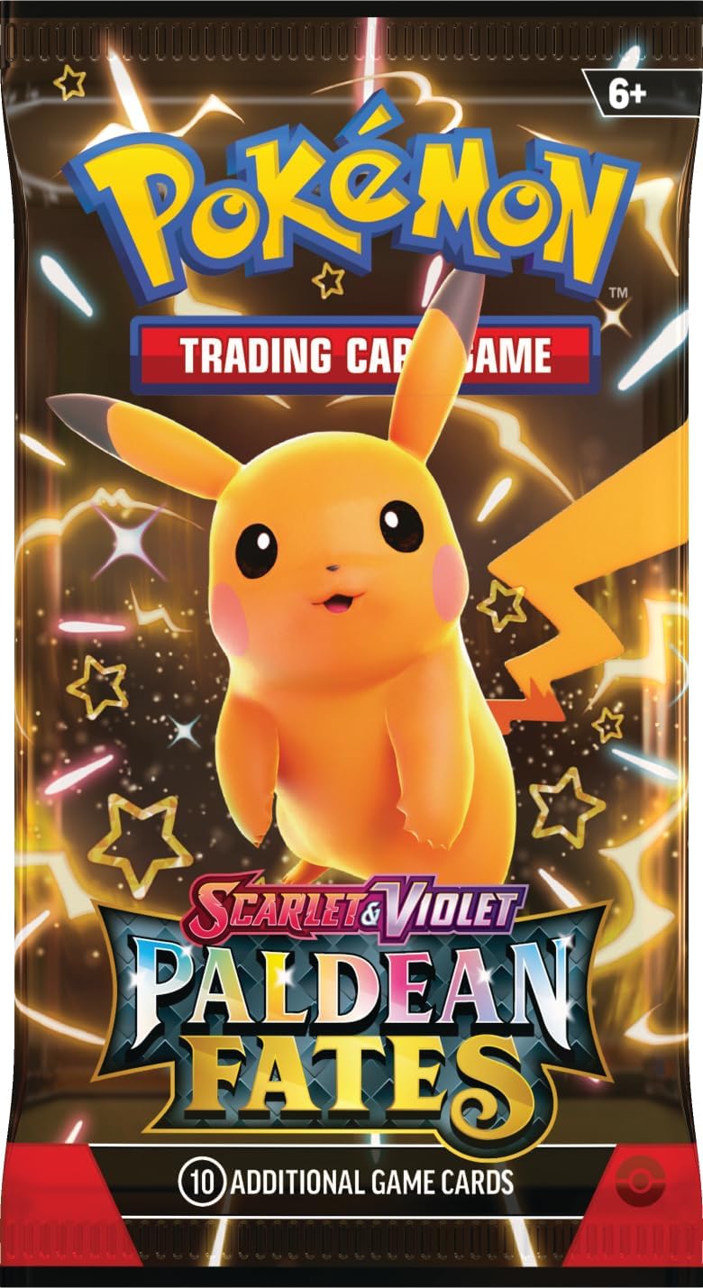 Pokemon TCG: Paldean Fates - 4-Booster Tin - Shiny Iron Treads