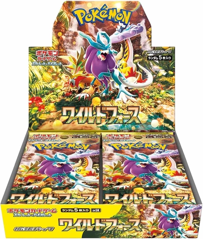 Pokemon Japanese TCG: Wild Force - SV5K - Japanese Booster Box