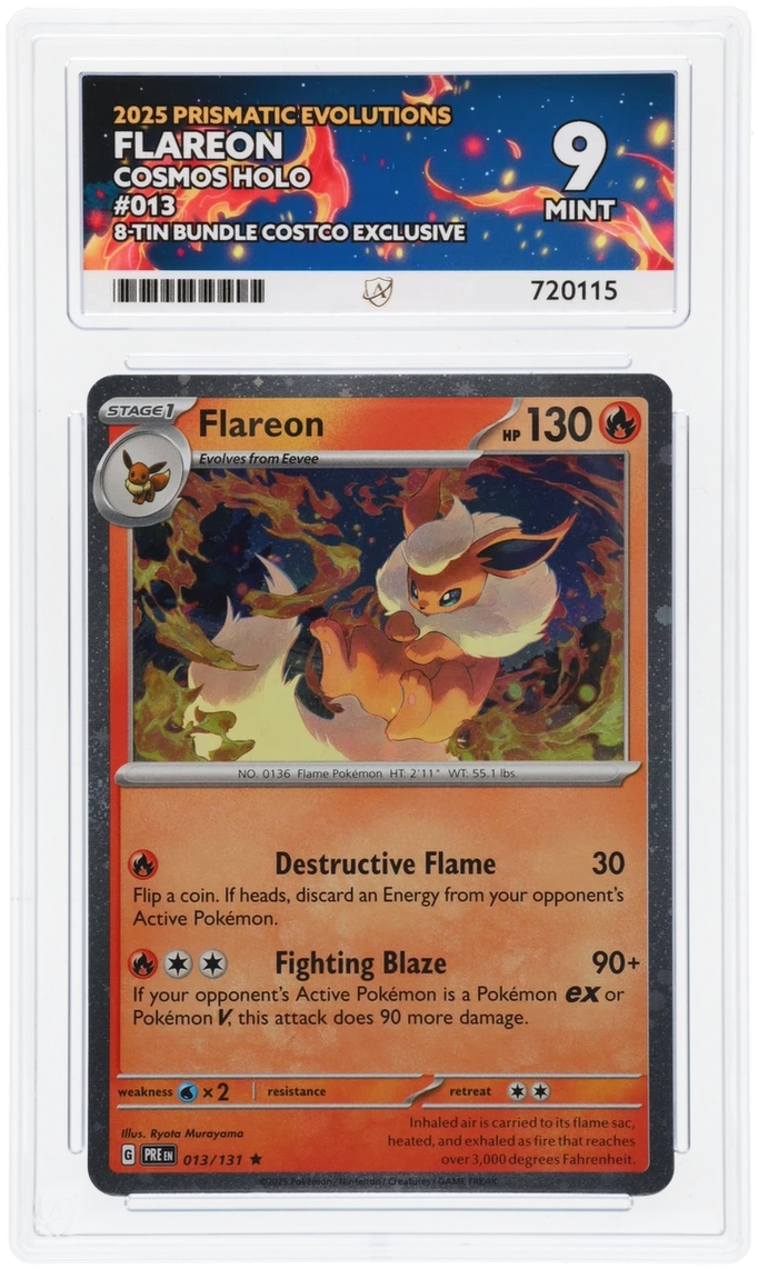 Pokemon | Prismatic Evolutions | Flareon | 013/131 Ace 9