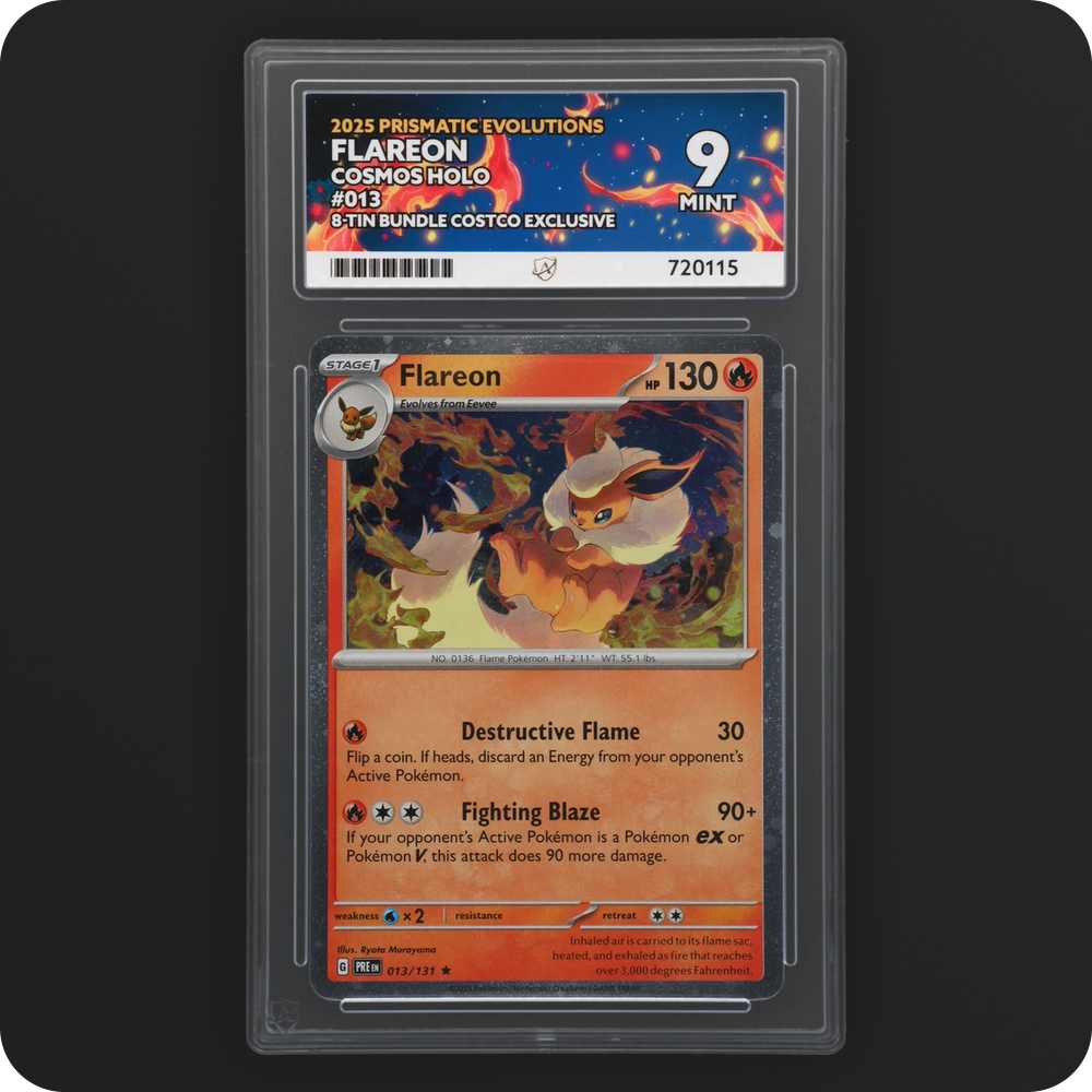 Pokemon | Prismatic Evolutions | Flareon | 013/131 Ace 9