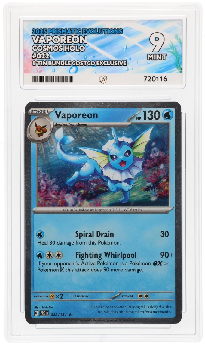 Pokemon | Prismatic Evolutions | Vaporeon | 022/131 Ace 9