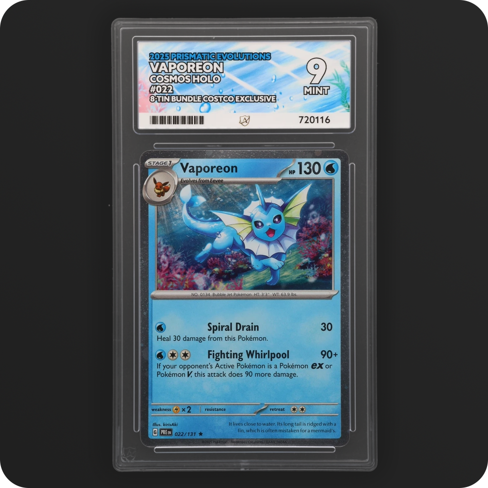 Pokemon | Prismatic Evolutions | Vaporeon | 022/131 Ace 9