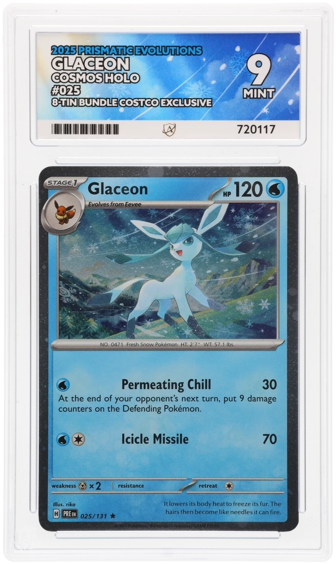 Pokemon | Prismatic Evolutions | Glaceon | 025/131 Ace 9