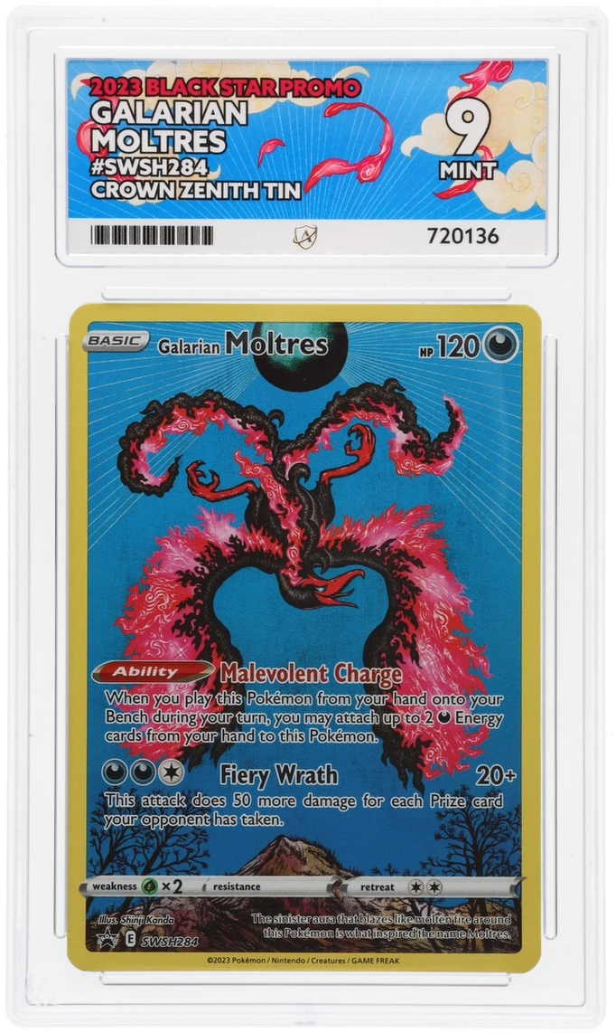 Pokemon | Black Star Promo | Galarian Moltres | SWSH284 Ace 9