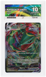 Pokemon - Crown Zenith - Rayquaza VMAX - 102/159 - Ace Grading - Grade 10