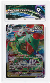 Pokemon - Crown Zenith - Rayquaza VMAX - 101/159 - Ace Grading - Grade 9