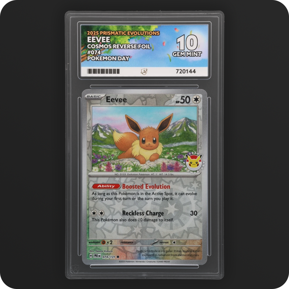 Pokemon | Prismatic Evolutions | Eevee | 074/131 Ace 10
