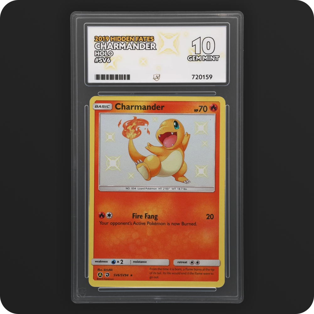 Pokemon | Hidden Fates | Charmander | SV6/SV94 Ace 10
