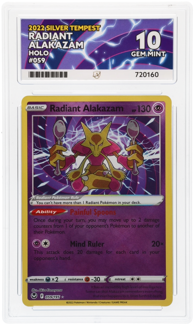 Pokemon | Silver Tempest | Radiant Alakazam | 059/195 Ace 10