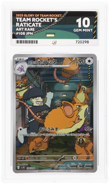 Pokemon | Glory of Team Rocket | Team Rocket's Raticate | JPN 108/098 Ace 10