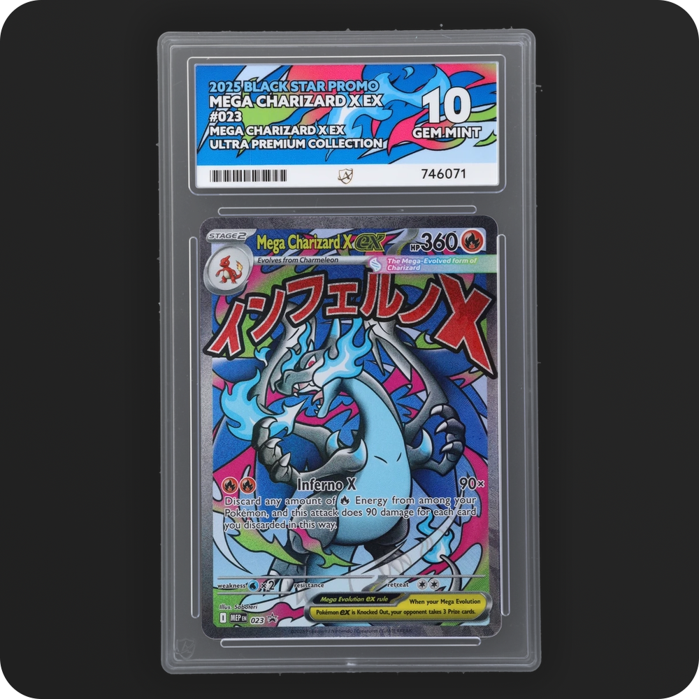 Pokemon | Black Star Promo | Mega Charizard X ex | English 023 Ace 10