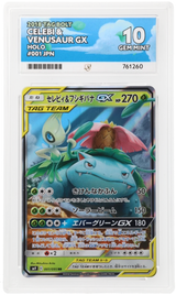 Celebi & Venusaur GX - ACE 10   (Front)
