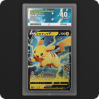 Pikachu V 005/015 25th Anniversary Golden Box Ace Grading 10 slab, front