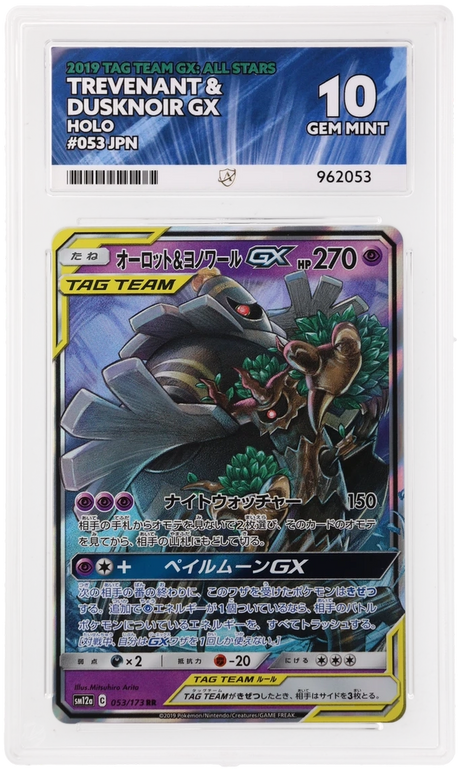 Trevenant & Dusknoir GX - ACE 10   (Front)