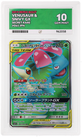Venusaur & Snivy GX - ACE 10   (Front)