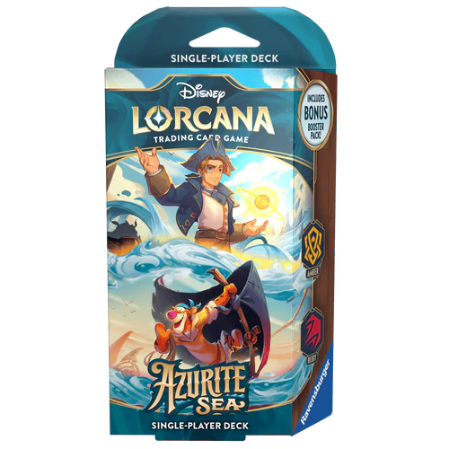Disney Lorcana TCG: Azurite Sea - Set 6 - Starter Deck - Jim Hawkins and Tigger