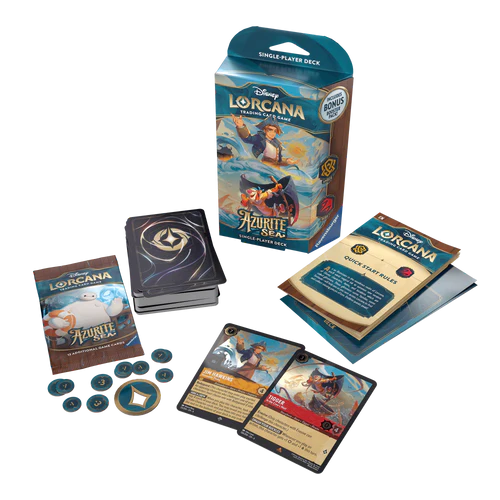 Disney Lorcana TCG: Azurite Sea - Set 6 - Starter Deck - Jim Hawkins and Tigger
