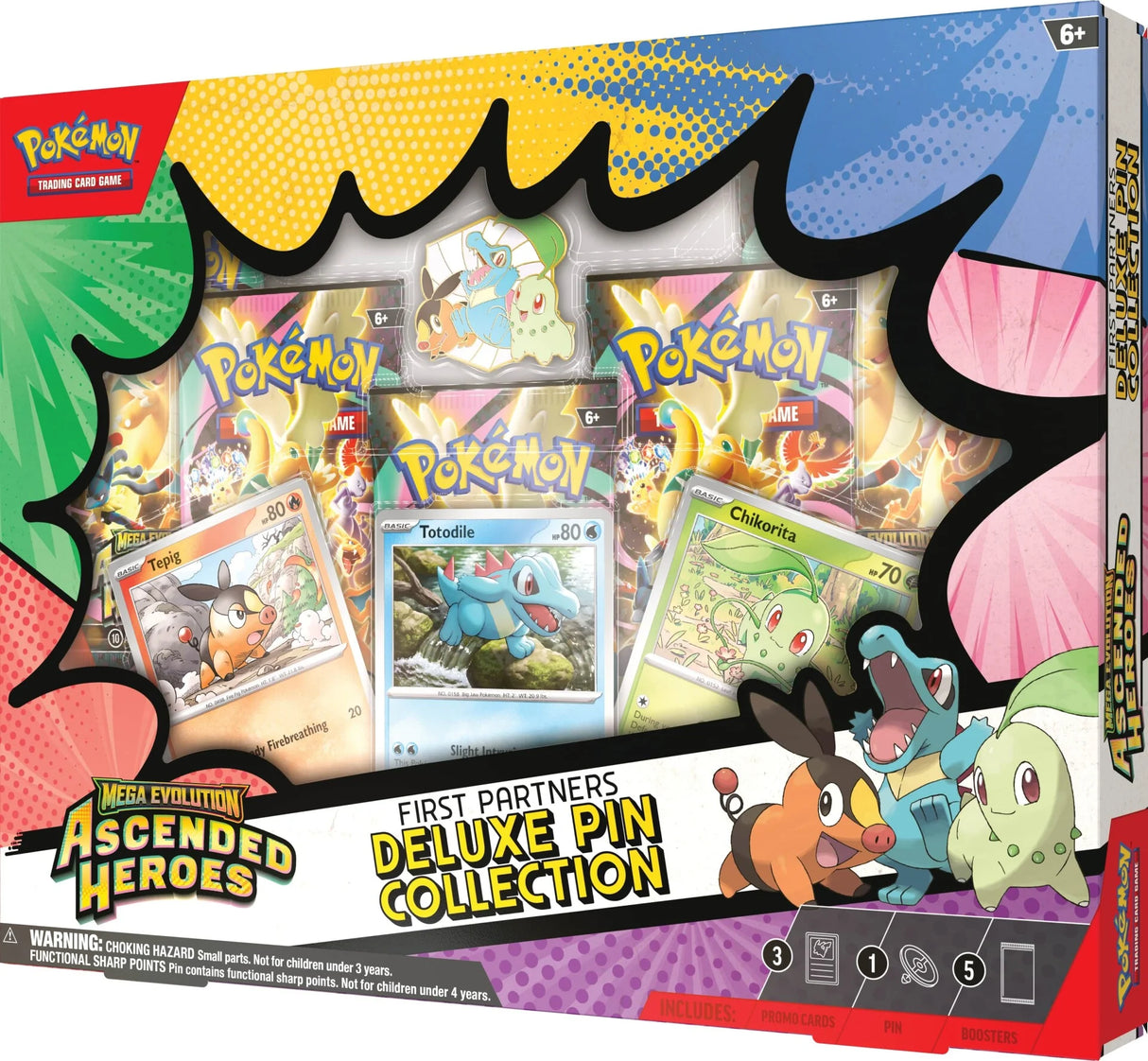 Pokemon TCG: Ascended Heroes – First Partners Deluxe Pin Collection