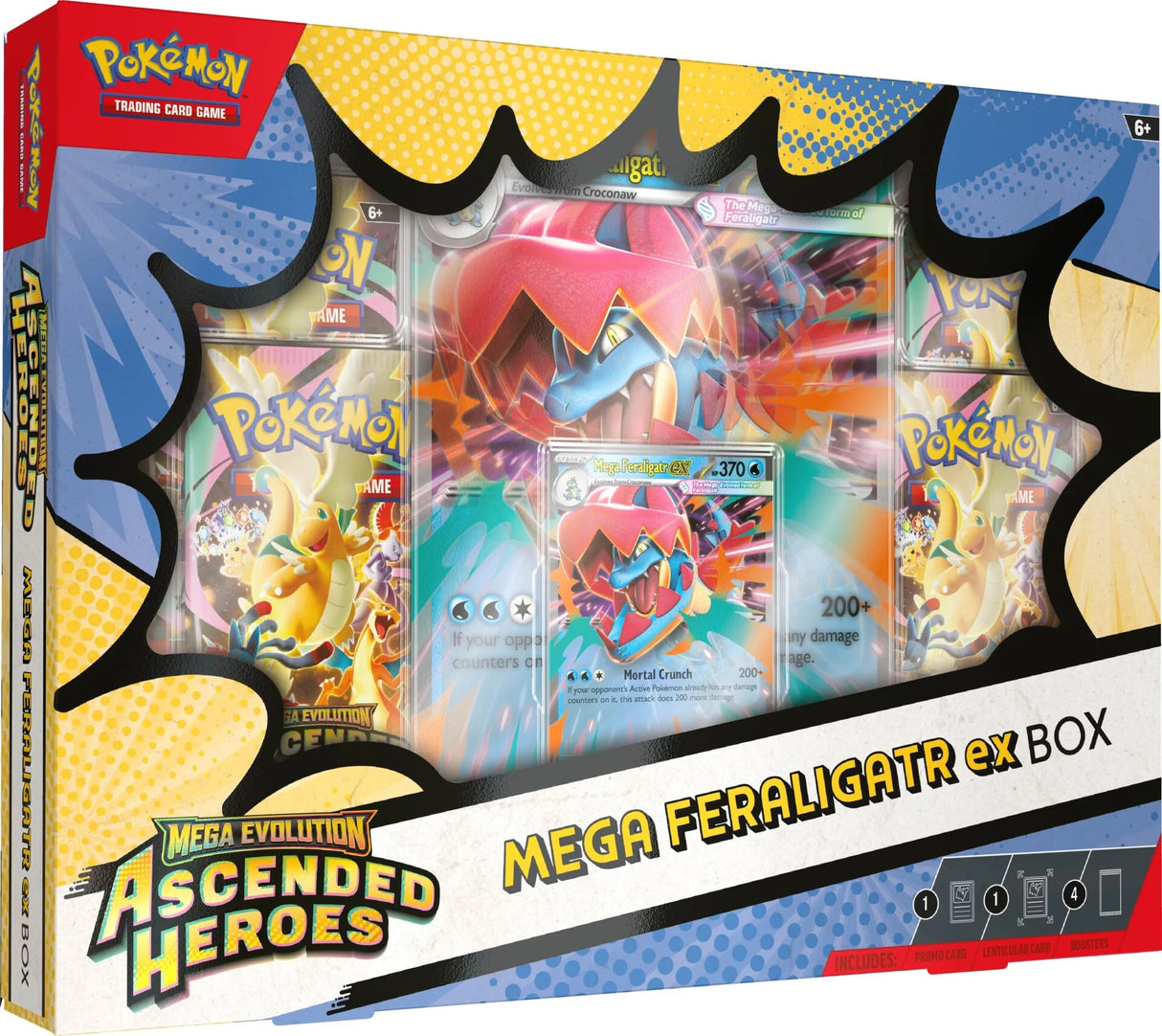 Pokemon TCG: Ascended Heroes – Mega Feraligatr ex Box