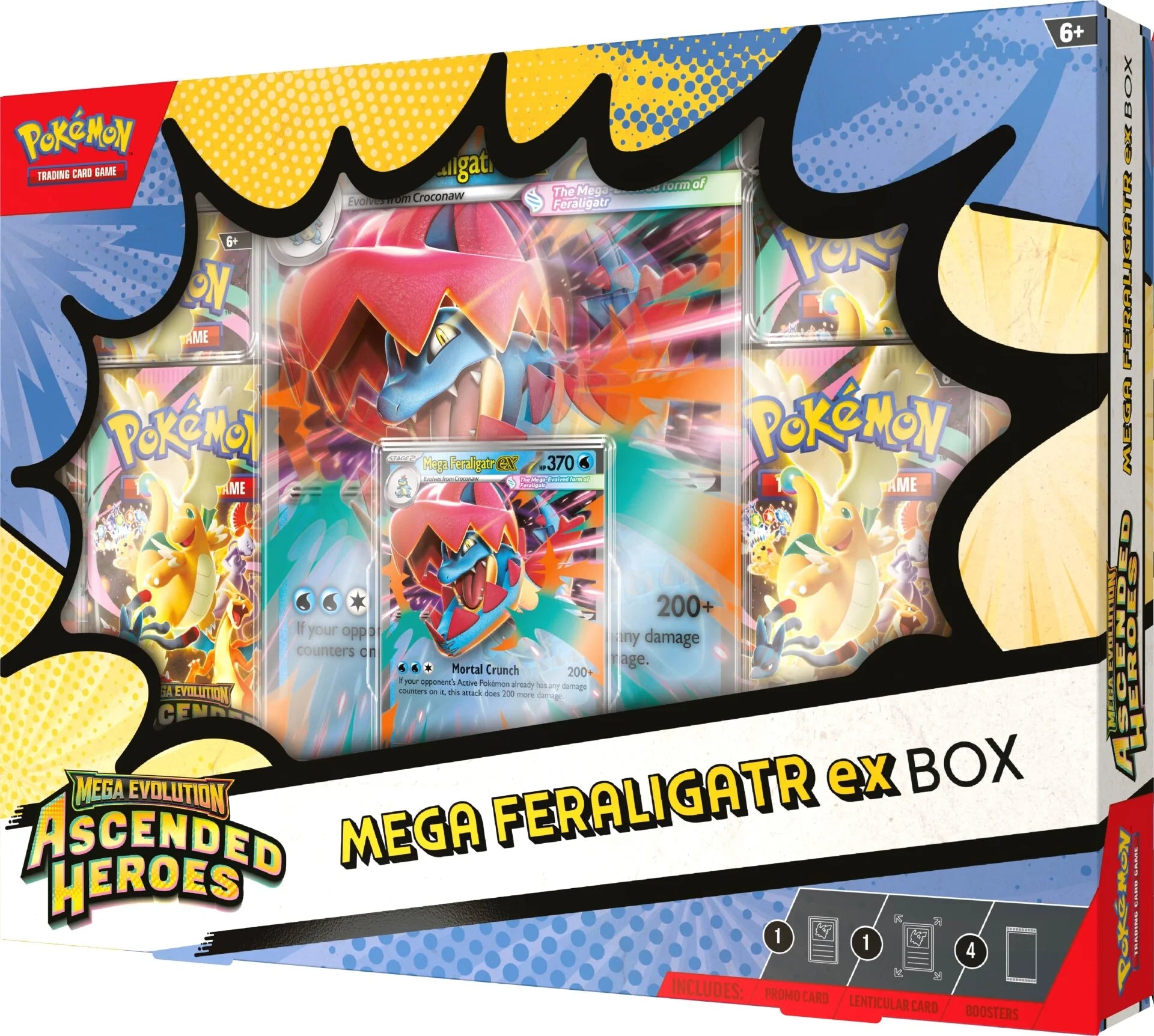 Pokemon TCG: Ascended Heroes – Mega Feraligatr ex Box