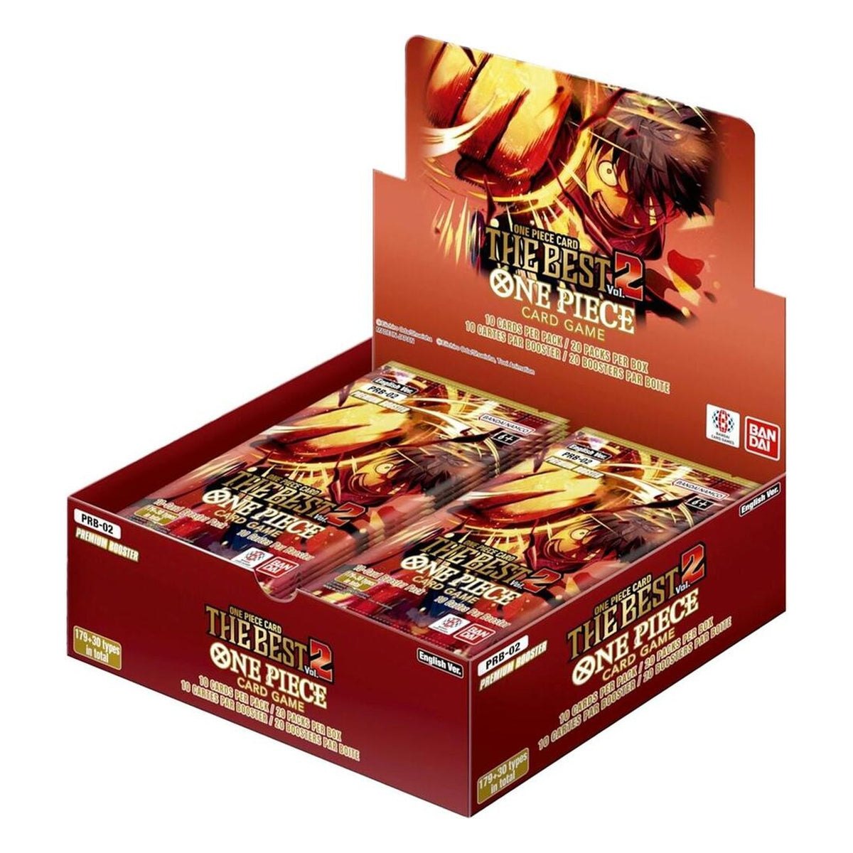 One Piece Card Game: PRB-02 - One Piece Card The Best Vol.2 - Premium Booster Box (20 Packs)