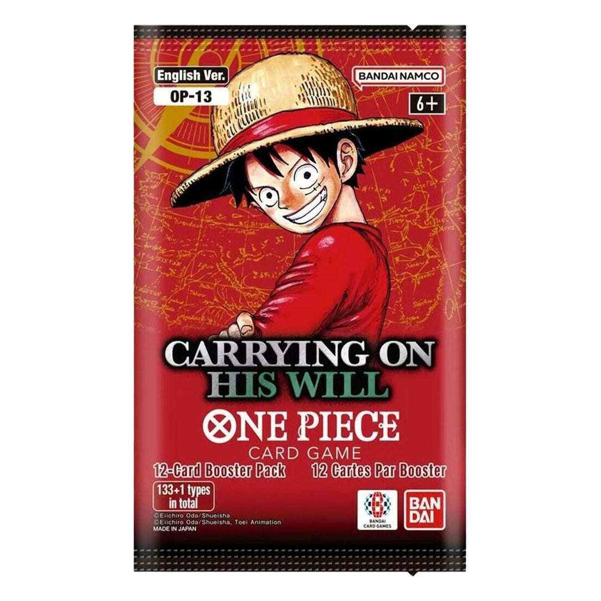 One Piece Card Game: OP-13 - Carrying On His Will - Booster Pack
