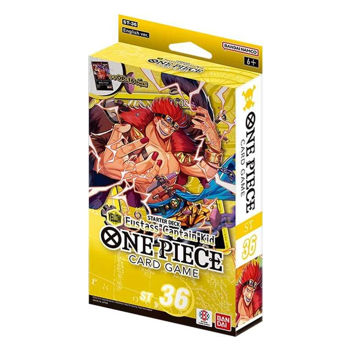 One Piece Card Game: ST-36 - Starter Deck - Yellow Eustass "Captain" Kid