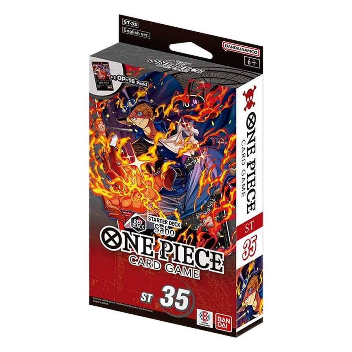 One Piece Card Game: ST-35 - Starter Deck - Red/Black Sabo