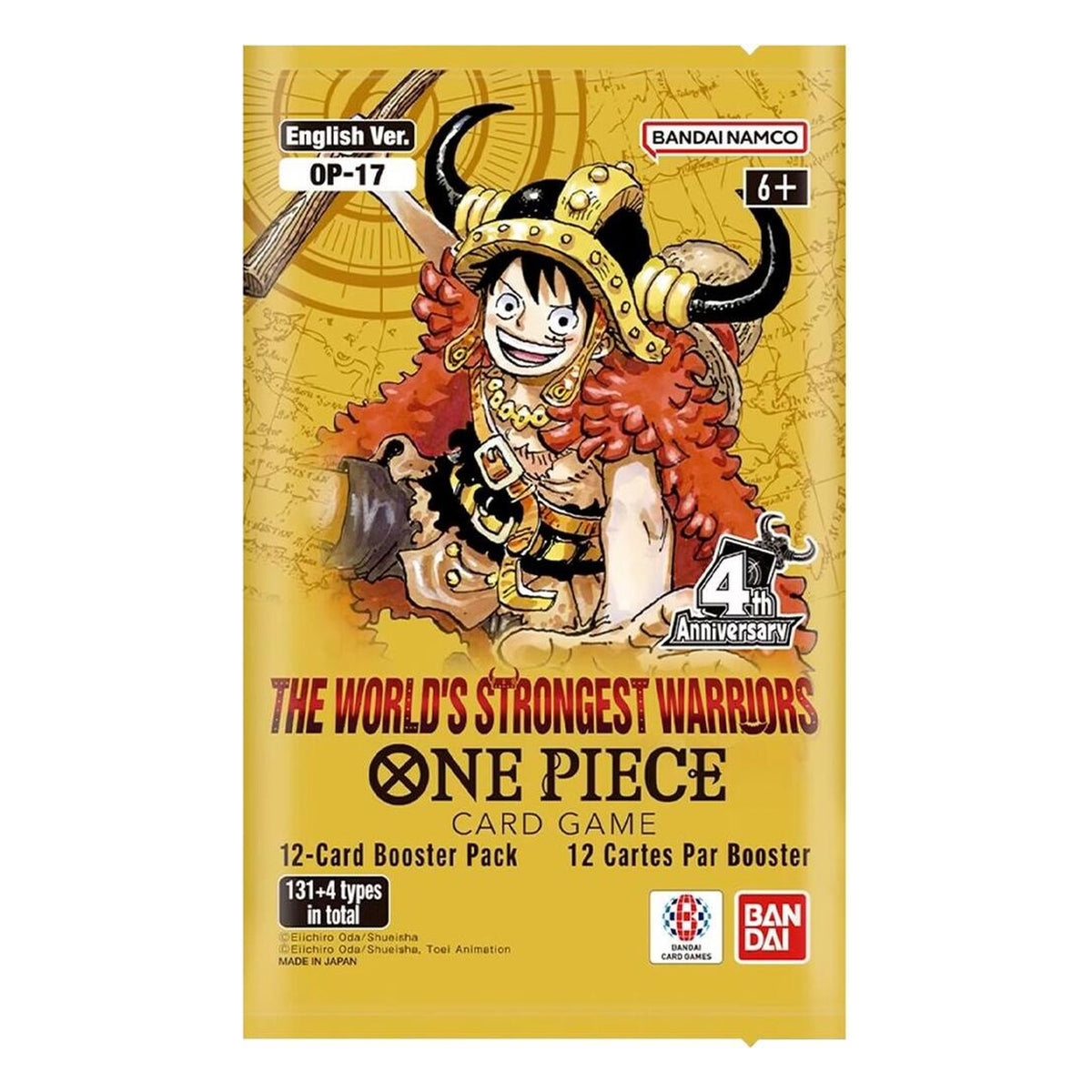 One Piece Card Game: OP-17 - The World's Strongest Warriors - Booster Pack