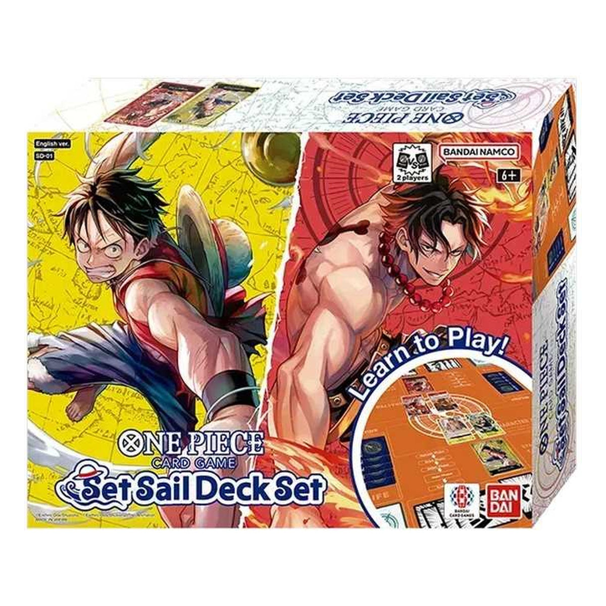 One Piece Card Game: SD-01 - Set Sail Deck Set