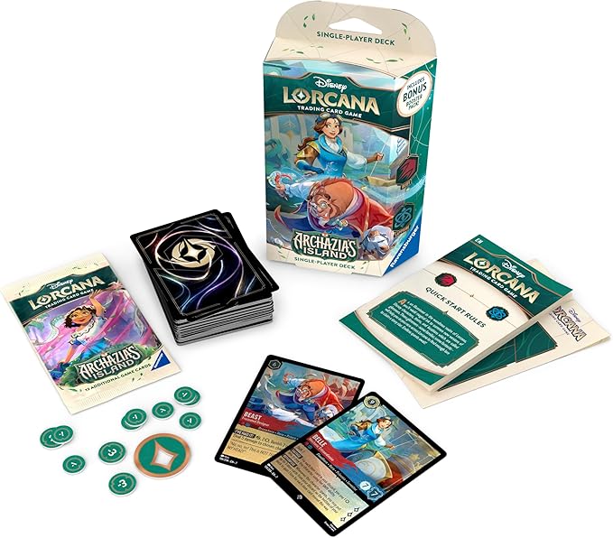 Disney Lorcana TCG: Archazia’s Island - Set 7 - Starter Deck - Belle and Beast