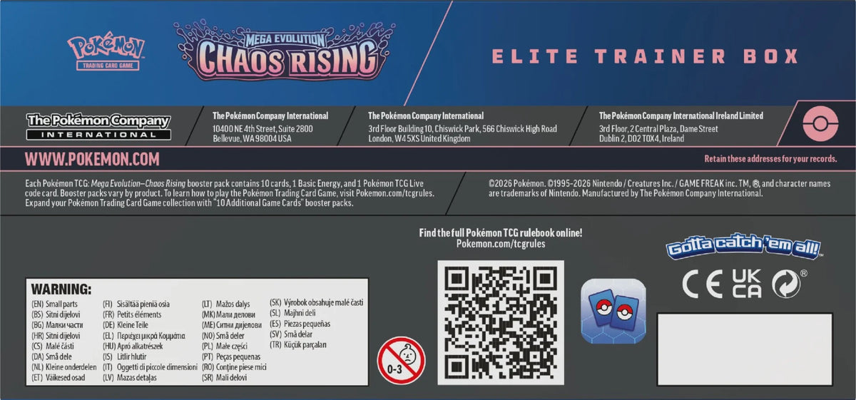 Pokemon TCG: Chaos Rising - Elite Trainer Box
