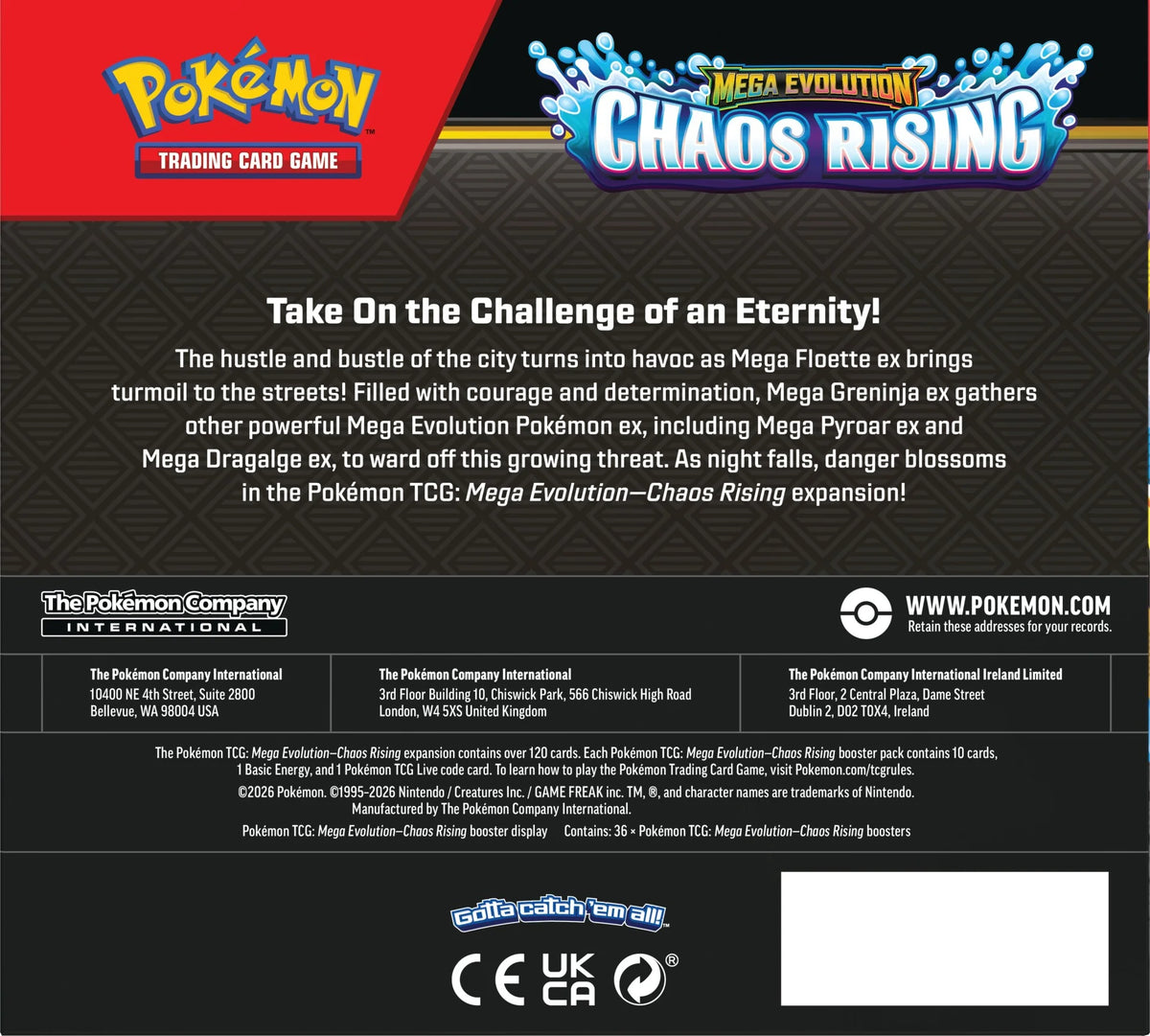 Chaos Rising Booster Box (36 Packs) box