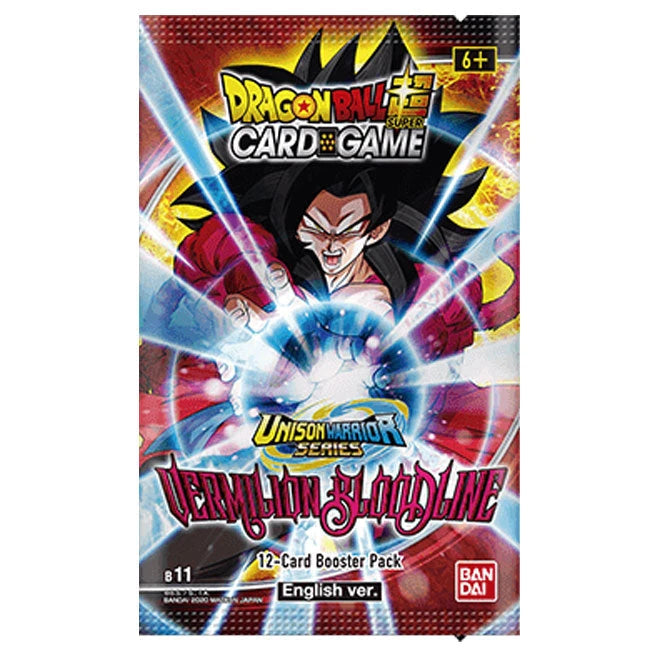 DragonBall Super Card Game - B11 Unison Warrior Series - Vermilion Bloodline - Booster Pack