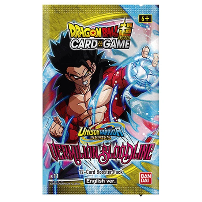 DragonBall Super Card Game B11 Unison Warrior Series Vermilion Bloodline Booster Pack