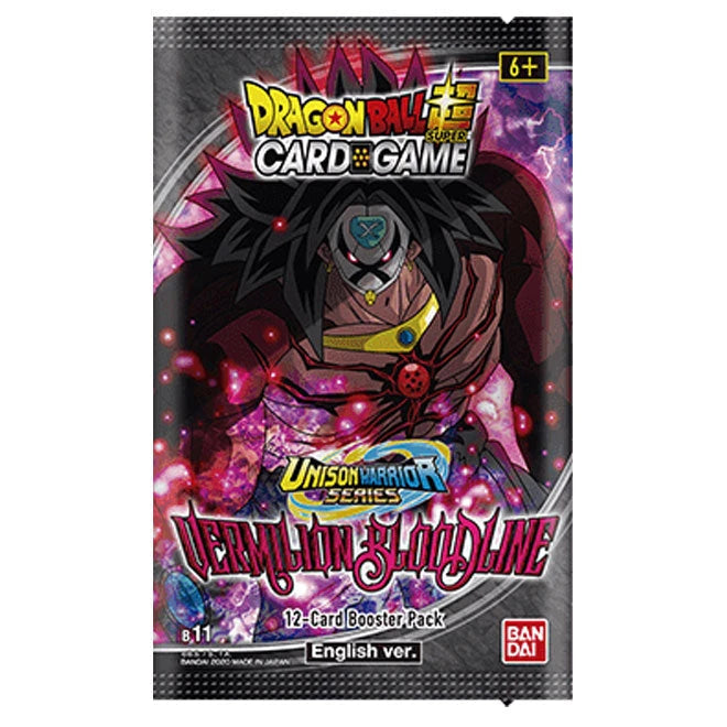 DragonBall Super Card Game B11 Unison Warrior Series Vermilion Bloodline Booster Pack