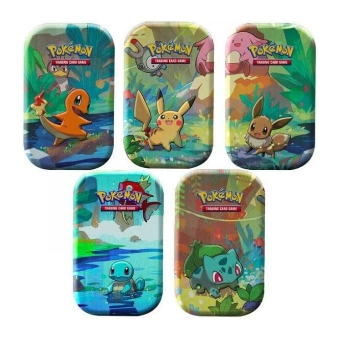 Pokemon TCG: Kanto Friends - Mini Tin - Set of 5