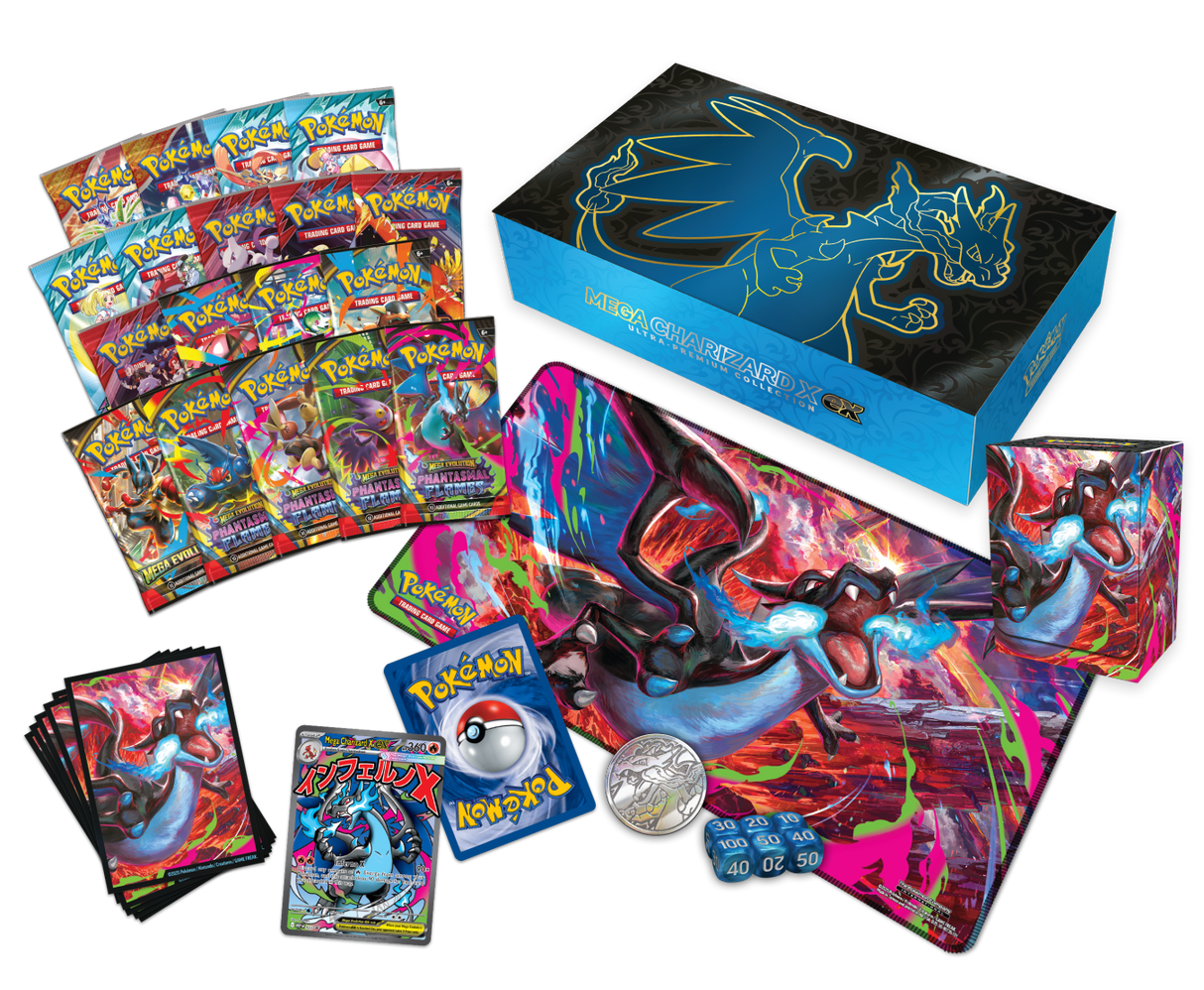 Pokémon TCG: Mega Charizard X ex Ultra Premium Collection