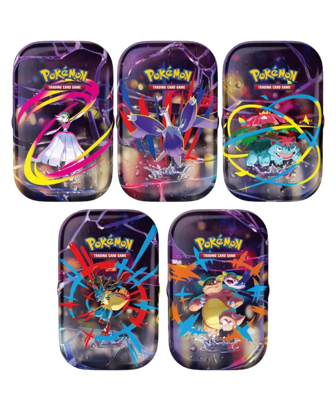 Pokemon TCG: Mega Heroes - Mini Tin - Set of 5